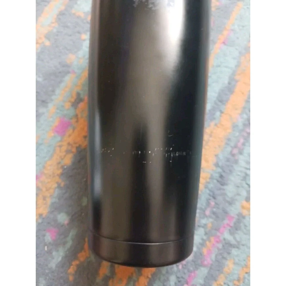 Starbucks Tumbler Stainless Steel 20oz Black Green Logo W Lid 2018 Traveler